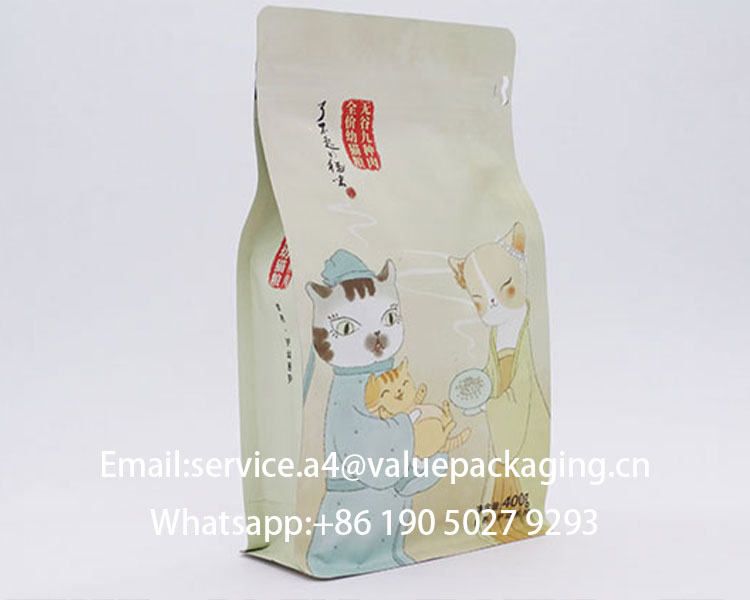 837-matte-yellow-print-falt-bottom-tap-zipper-pet-food-package-400g-1